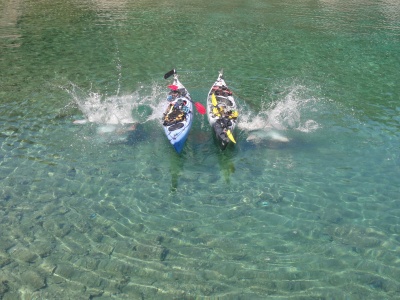 Ejection de kayaks