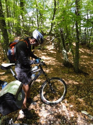 TwoNav Sportiva : Lors du trip VTT BUL