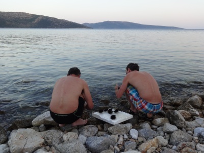 Sandales Keen Kuta en voyage kayak de mer en Grèce