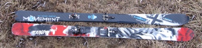 Comparaison X-Series Logic en 168cm (en haut) et  Mantra 170cm