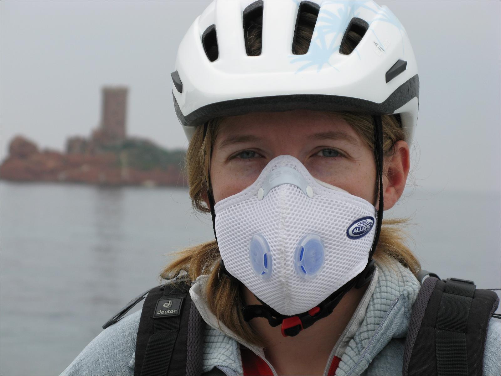 Masque anti pollution vélo