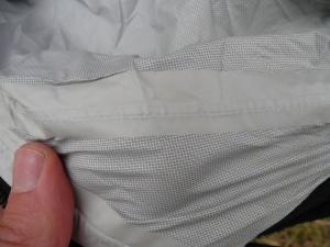 Pantalon imperméable Ferrino Kumbu Pants, tissu intérieur