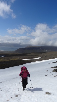 L'effet coupe-vent de la M10 est bien apprécié (fjords du nord-ouest, Islande)