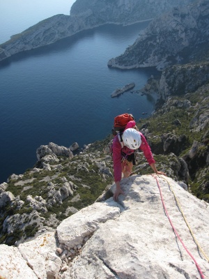 La Verto Jacket sur la Candelle dans les Calanques