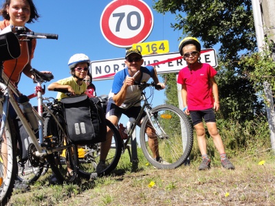 Canal de Nantes à Brest à vélo en famille, 3 enfants