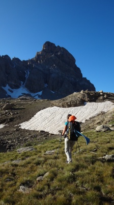 Au pied du brec de Chambeyron