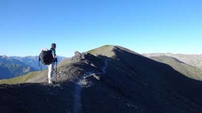 Crêtes entre col de Serenne et tête de Paneyron