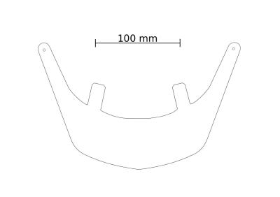 Patron pour la découpe de votre visière