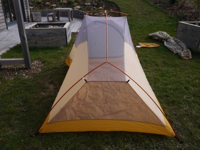 Tente Big Agnès FlyCreek UL3 - chambre seul autoportante montée