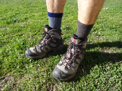 A gauche : M3RINO.XC Lightweight - A droite : SIN3RGI Light Hiking