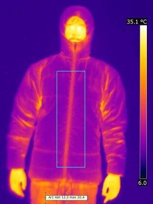 Camera thermique , vue de face