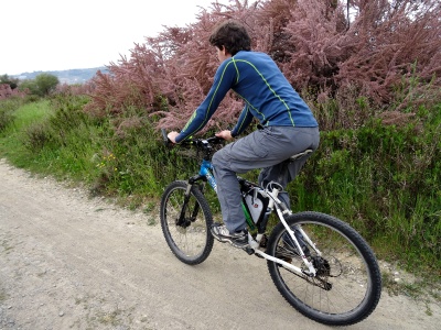 En VTT à San Remo