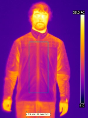 Vue Camera thermique de Face