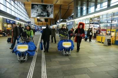 En train vers le Grand Nord de l'Europe