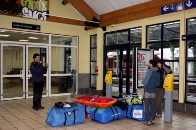 En train vers le Grand Nord de l'Europe