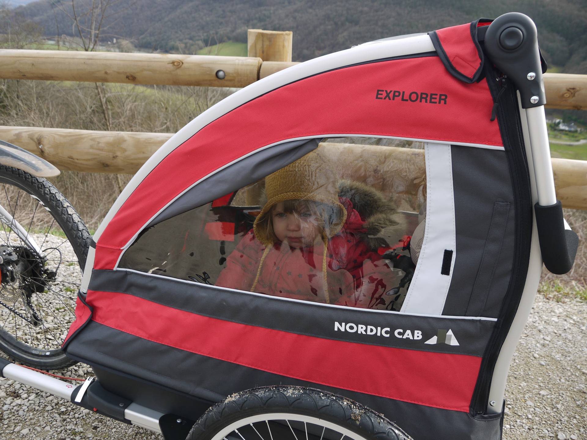 Remorque vélo 2 places enfant Nordic Cab Explorer