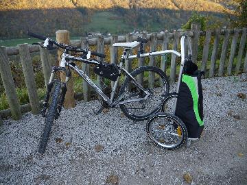 Remorque à vélo deux roues La Galoppe