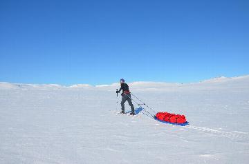 Test de pulka Snowsled