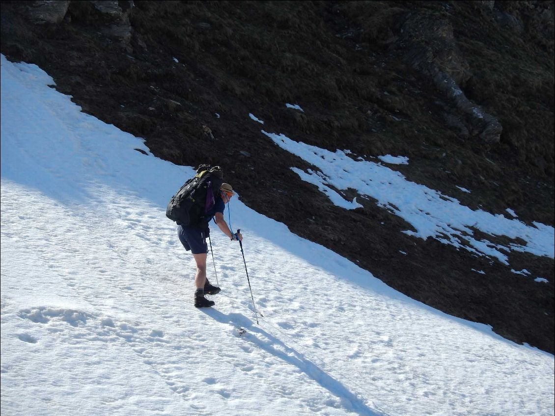 Descente vers Les Contamines.