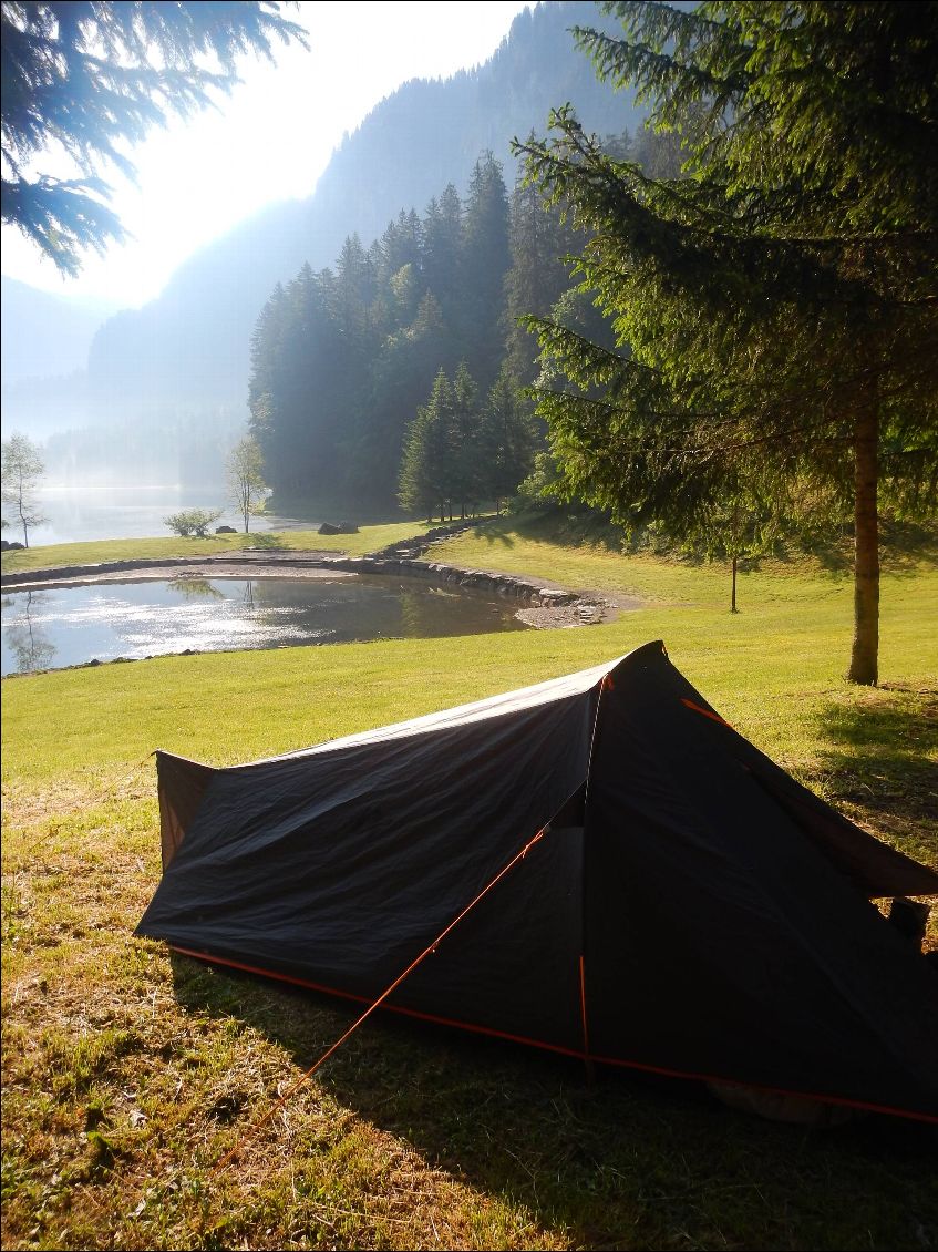 Nuit au lac de Montriond