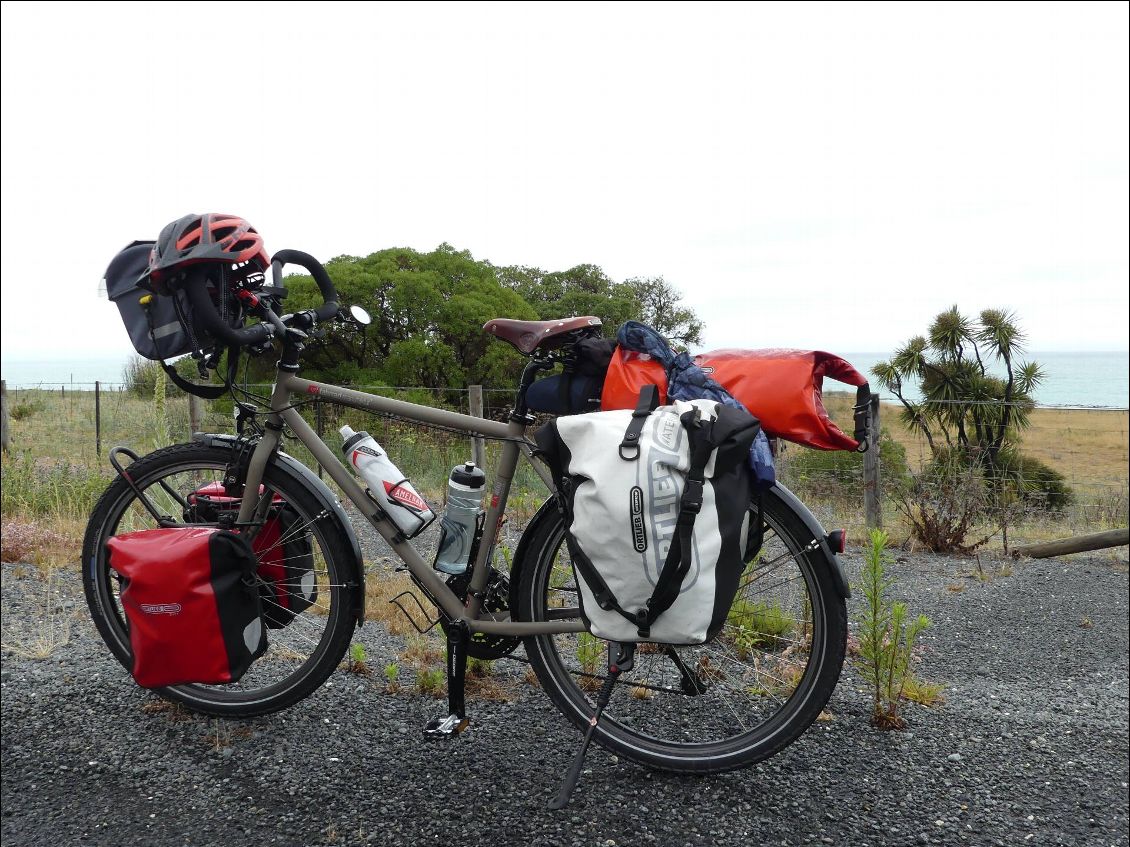 Alfonso trépigne d'impatience: bon, il commence ce voyage à vélo?