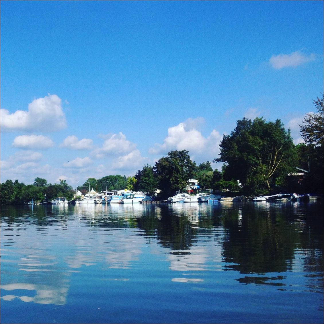 Le port d'Arnage.