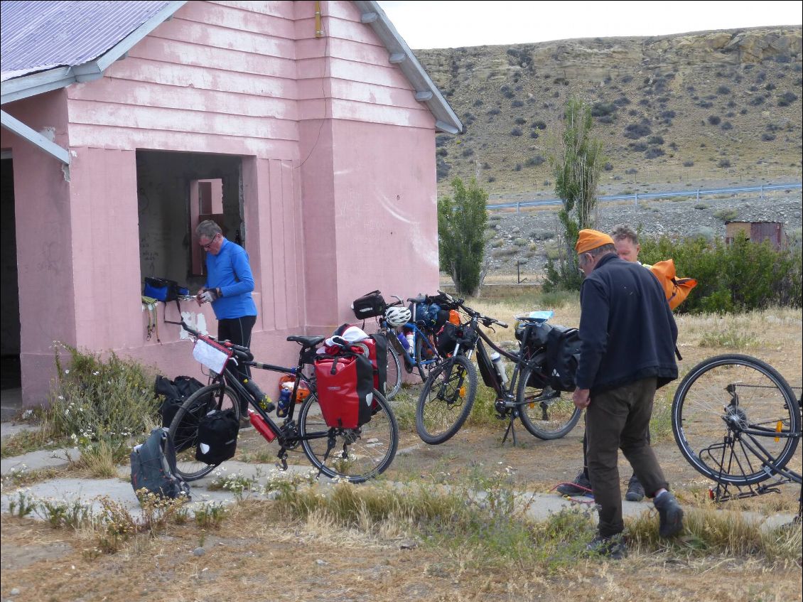 La casa rosada, abri des cyclistes