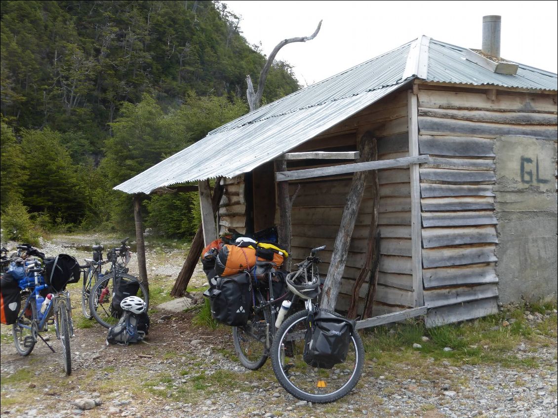 Abri pour cyclistes.