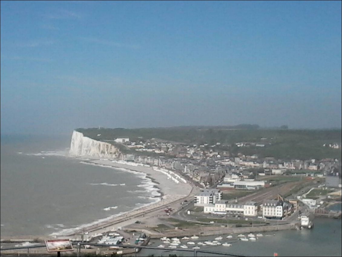 Vue sur le Treport. Et ça se mérite !