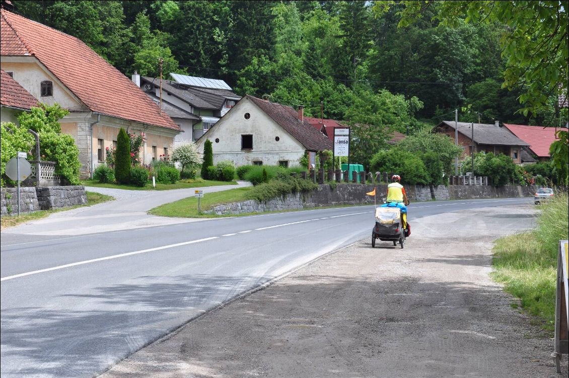 de la piste cyclable locale