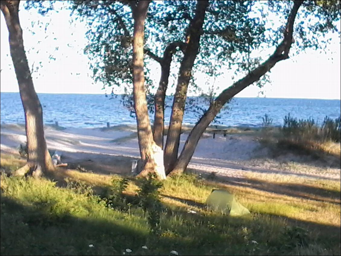 Le soir au bord de la Baltique