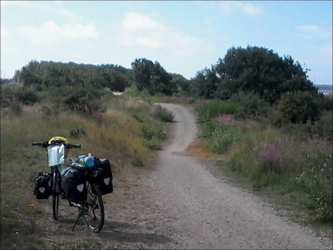 Le chemin entre Asa et Varberg. J'y ai dégusté pas mal de framboises.