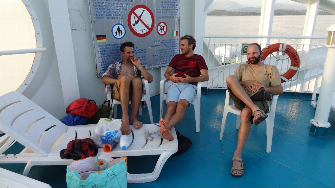 Apéro sur le ferry