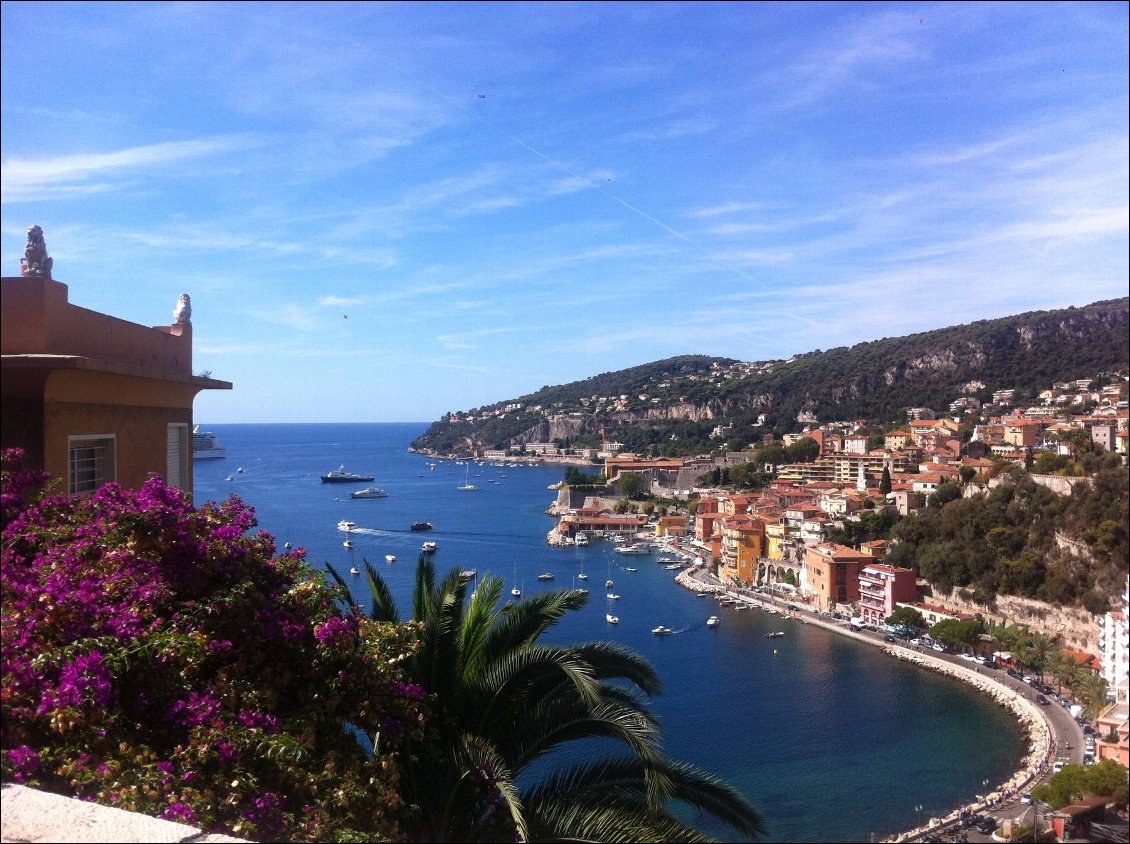 Un peu avant Monaco en bord de mer