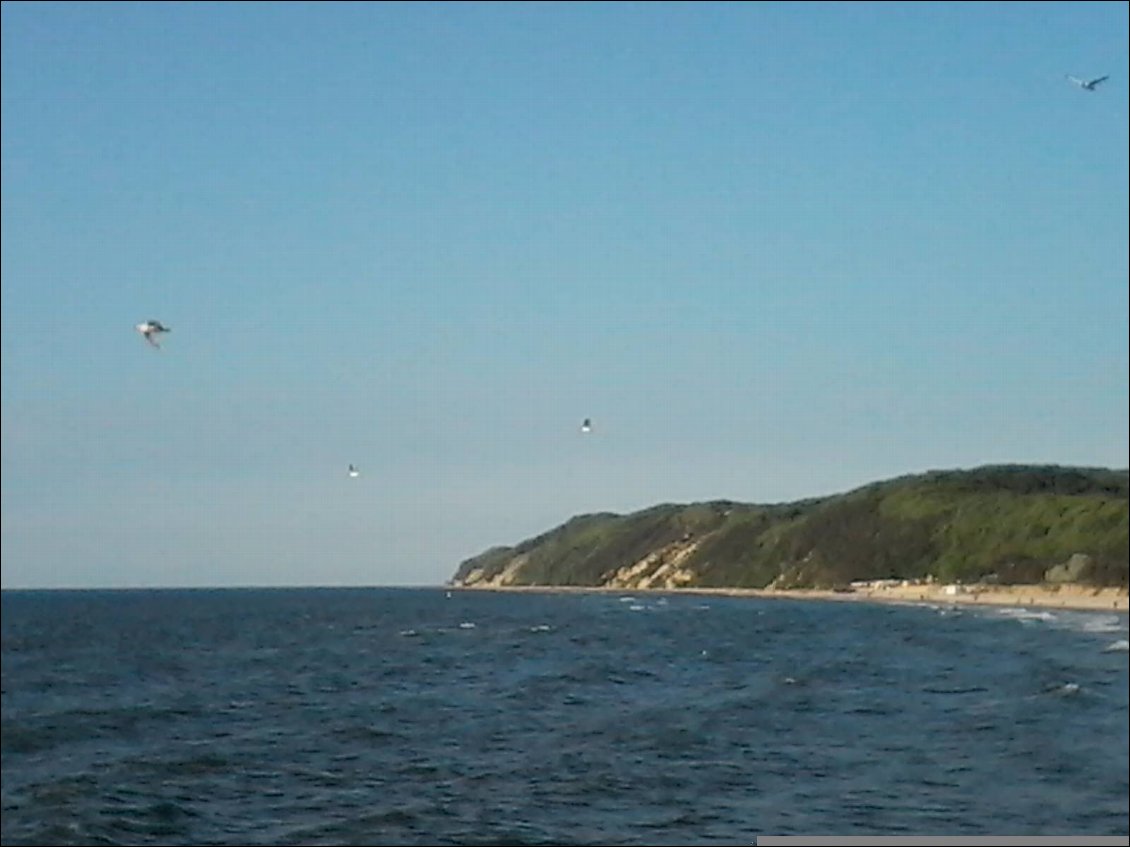 Les falaises de sable les plus hautes d'Europe.