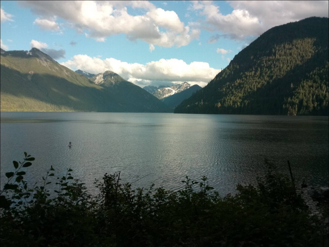 Arrivée le soir au lac