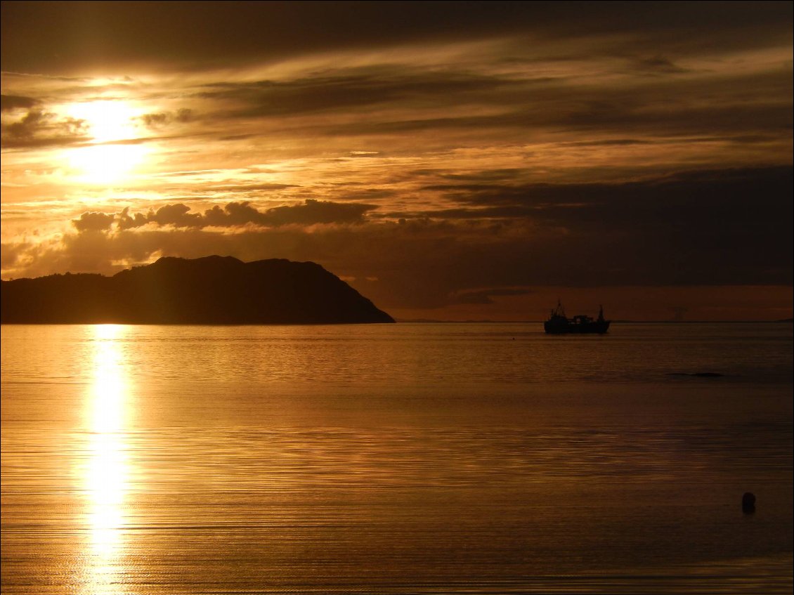 Coucher de soleil sur le Loch Torridon