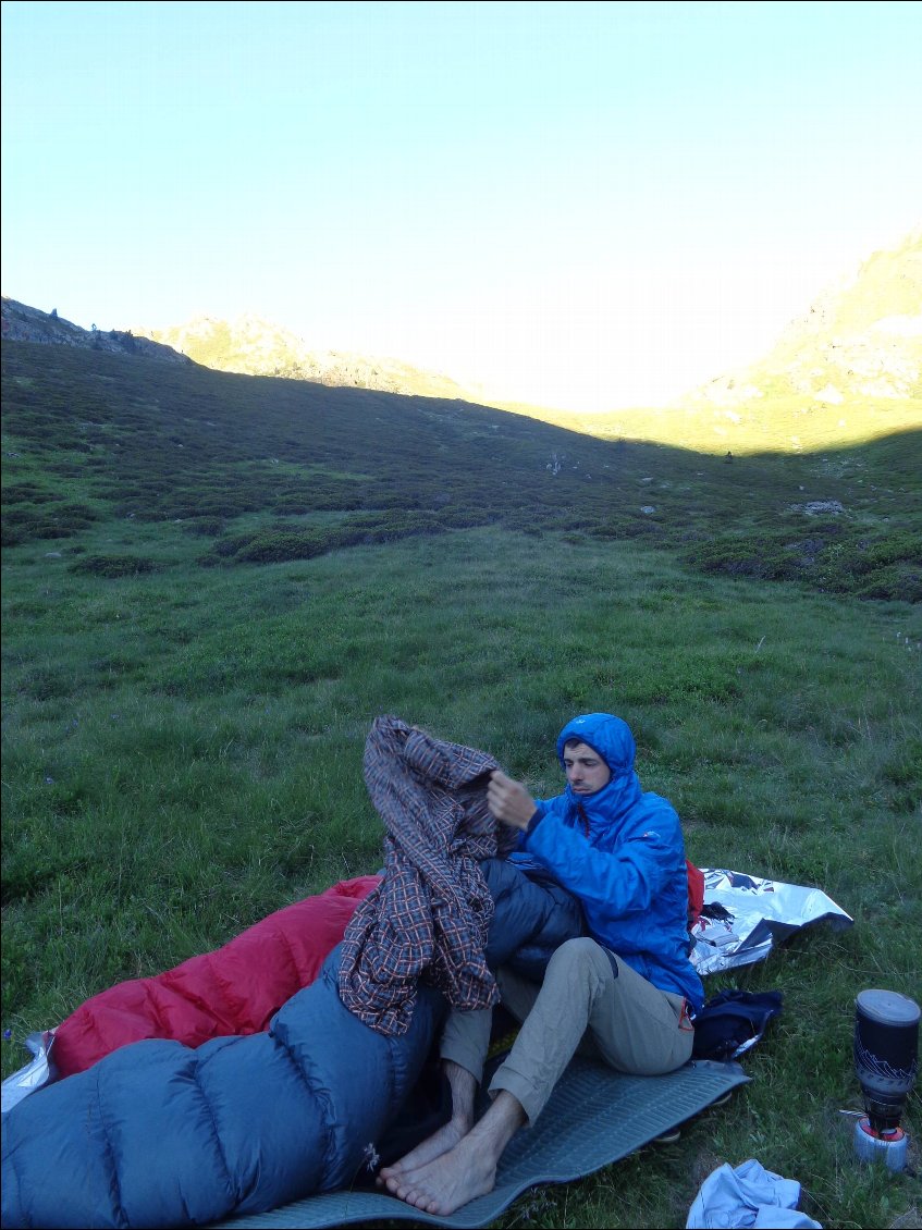 Encore un petit bivouac à la Belle.