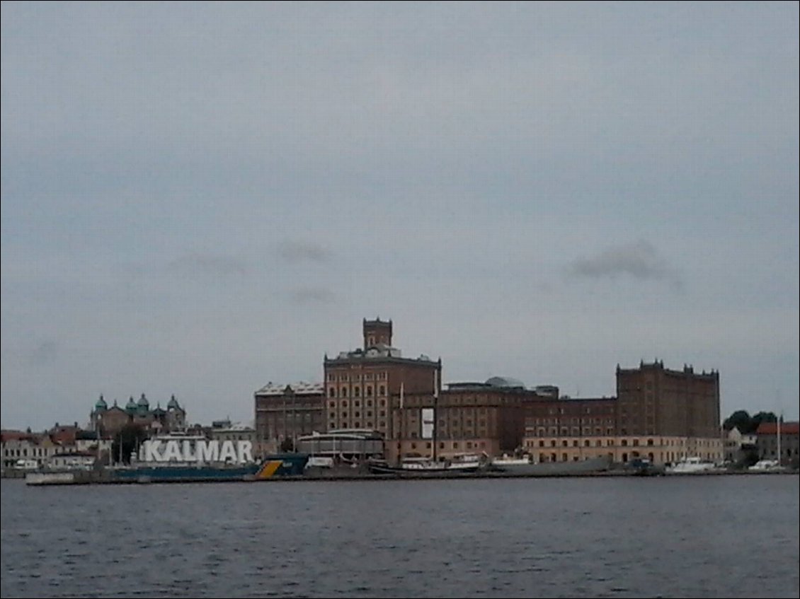 Arrivée à Kalmar, une des plus ancienne ville de Suède.