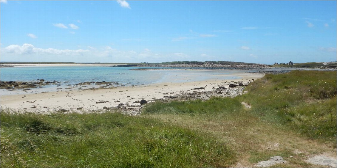 Ile Grande, vue côté sud de la dune