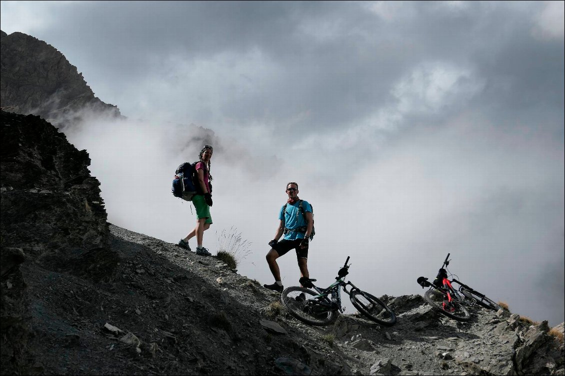 Ambiance avec les jeux de nuages.