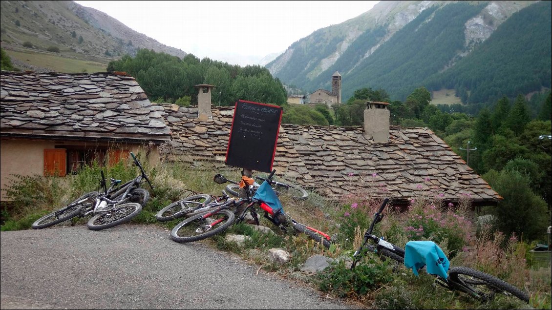 Au refuge de Maljasset, en attendant les pluies diluviennes annoncées...