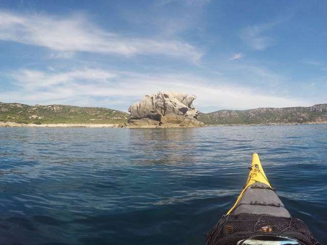 Le rocher de la tortue vu coté mer