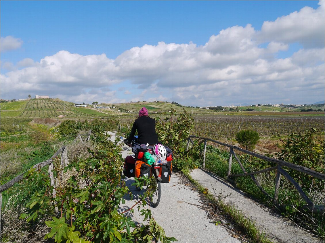 Piste cyclable...