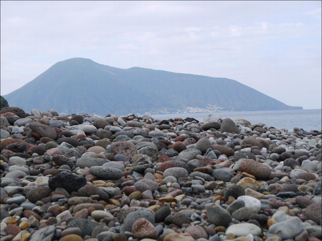 Salinas, vu de Lipari