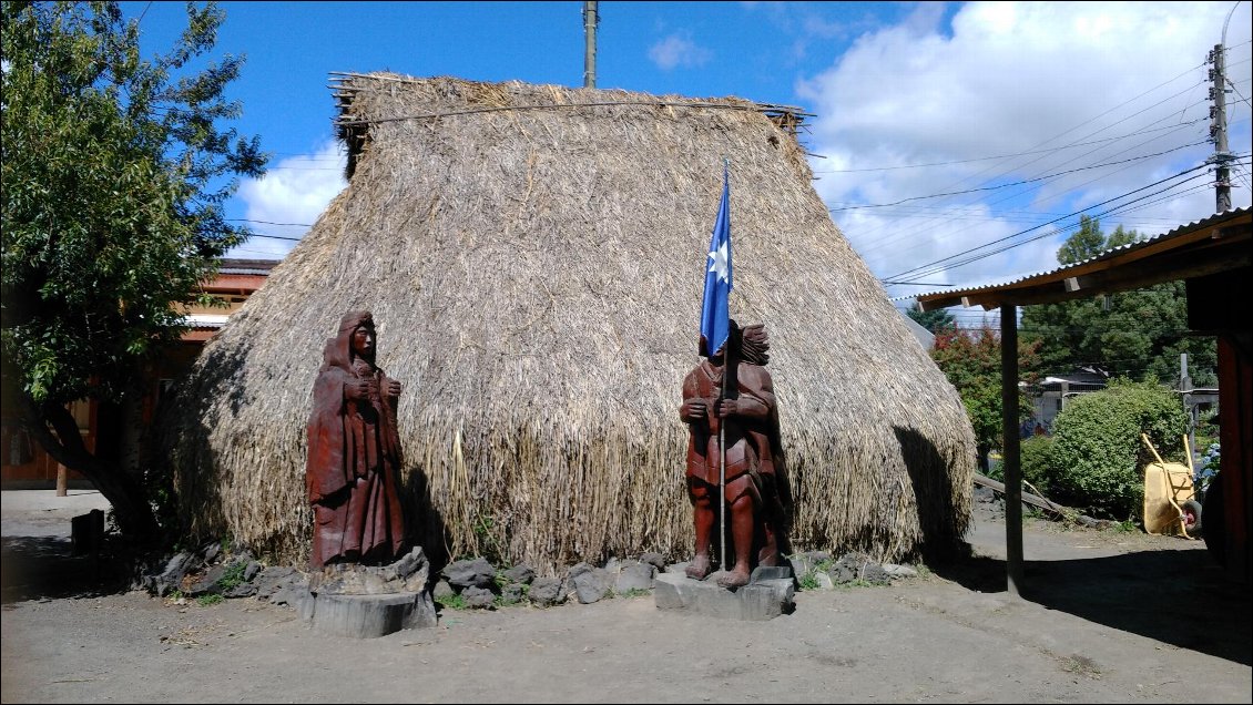 Maison traditionnelle mapuche