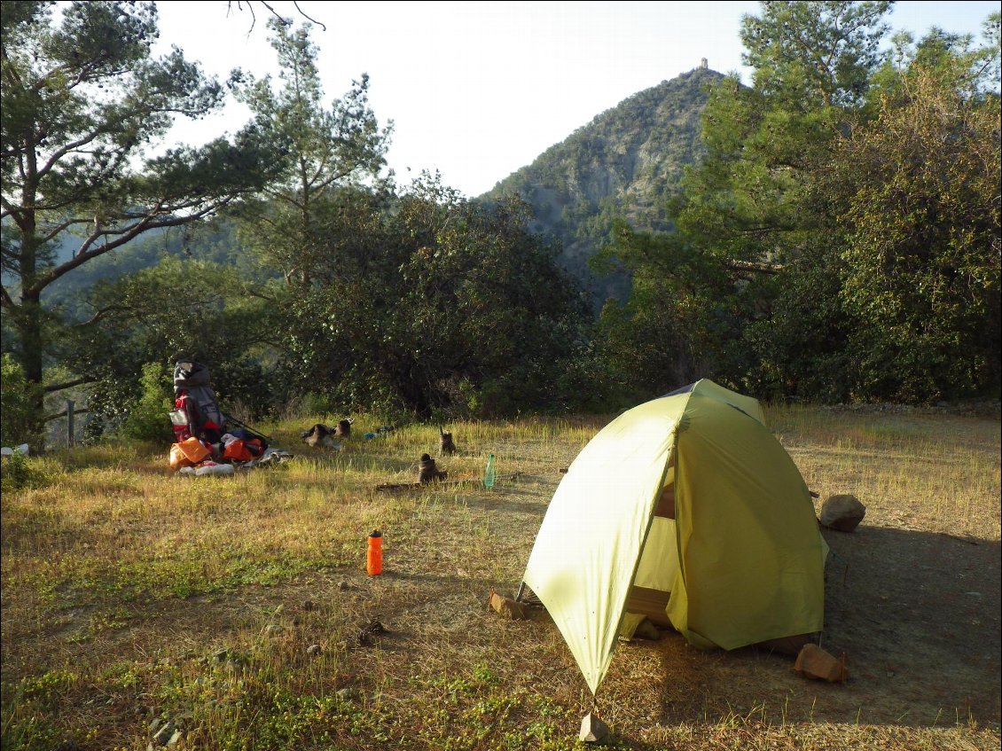 Bivouac près de la piste après Kykkos