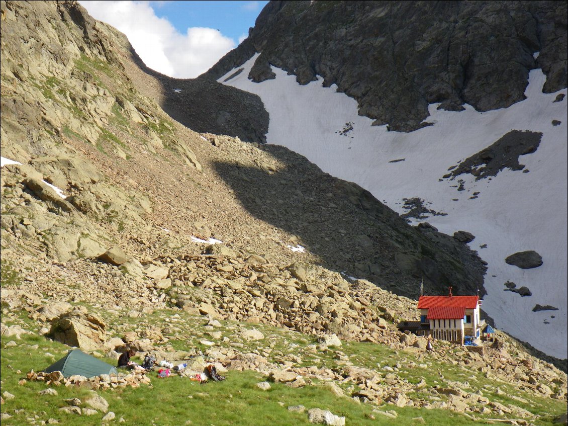 Bivouac près du Refuge Morelli Buzzi