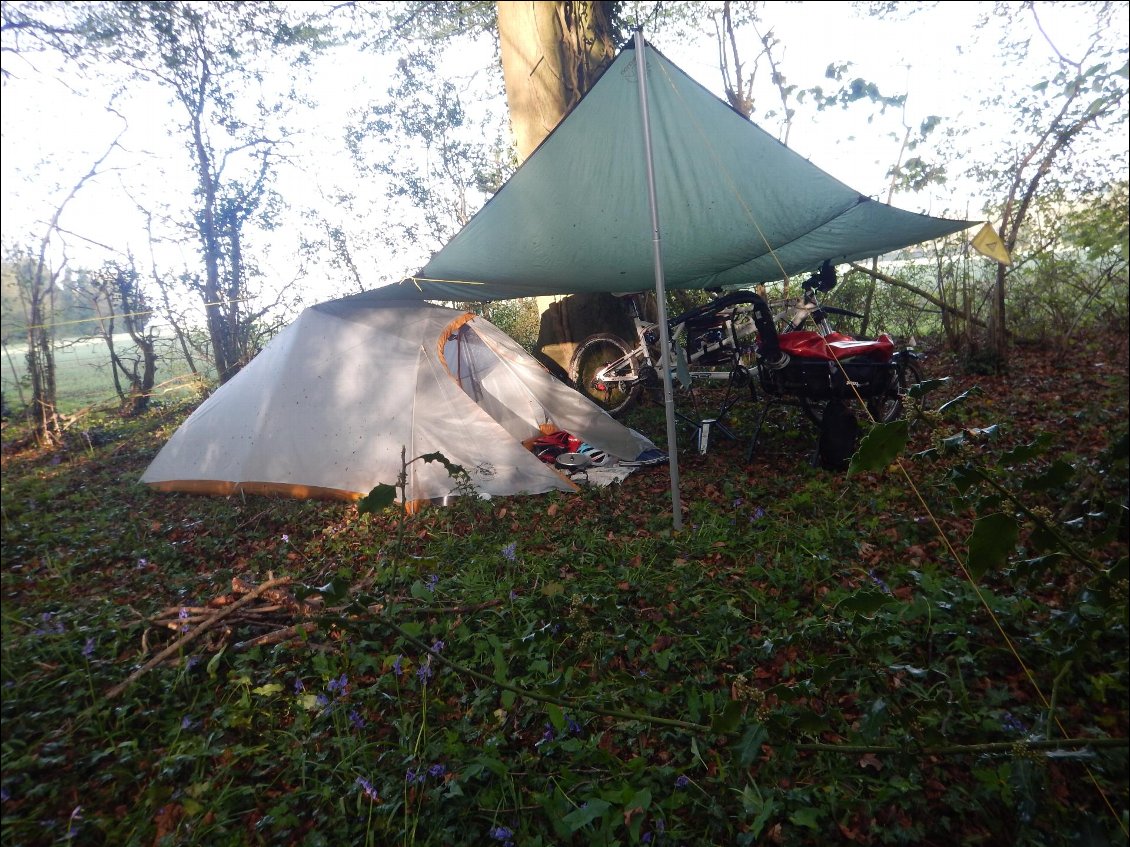 jolie la moquette du bivouac...