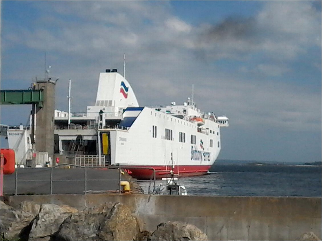 Le Connemara au port du Bloscom.